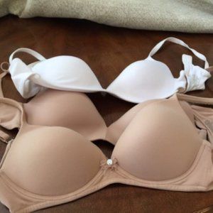 VICTORIA'S SECRET PADDED NO WIRE SIZE 38B BRA